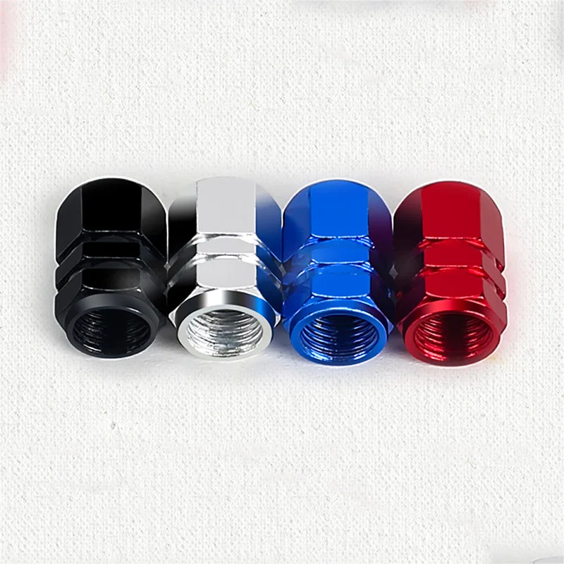 

Car Tire Valve Stem Caps 4Pcs/set Bolt-in Aluminum Theftproof Valve Covers For Ford Ranger 2015 2016 2017 2018 2019 Accessories