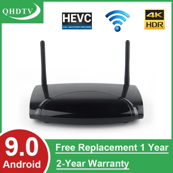 

Leadcool R2 QHDTV Android 9.0 TV Box S905W Quad Core Arabic Netherlands Germnay Belgium Morocco 4K Smart TV Box