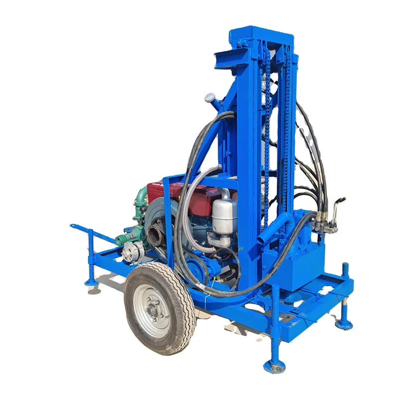 22hp Diesel Deep Water Well Drilling Machine 100m Hydraulic Mine