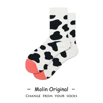 

Women Socks Cow Sock Woman Standard Colorful Unisex Long Funny Cotton Novelty Ladies Sox Spring Autumn Female Trendy Calcetines