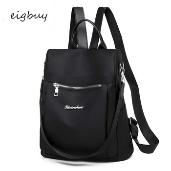 

Women Teen Backpack Backpack Schoolbag Famous Brand Black Preppy Style School Bags For Teenagers Mochila Notebook Plecak