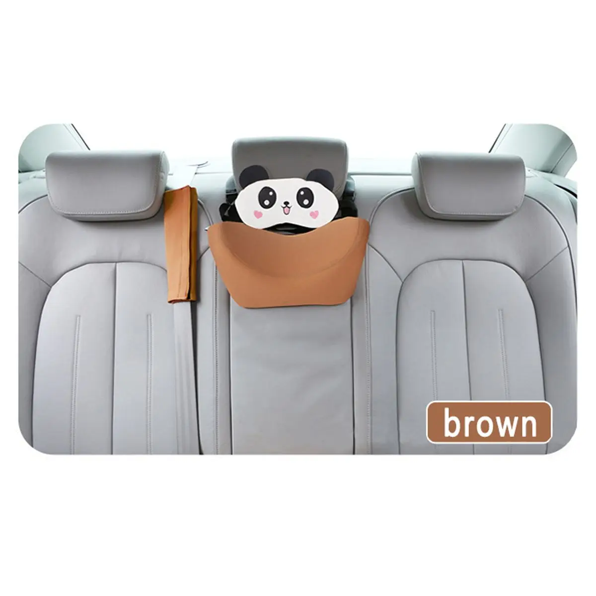 Детская Автомобильная подушка для шеи на 3-12 лет, подголовник, подушка для сна, подушка для сна, детская подушка для сна, для путешествий, для улицы - Цвет: Коричневый