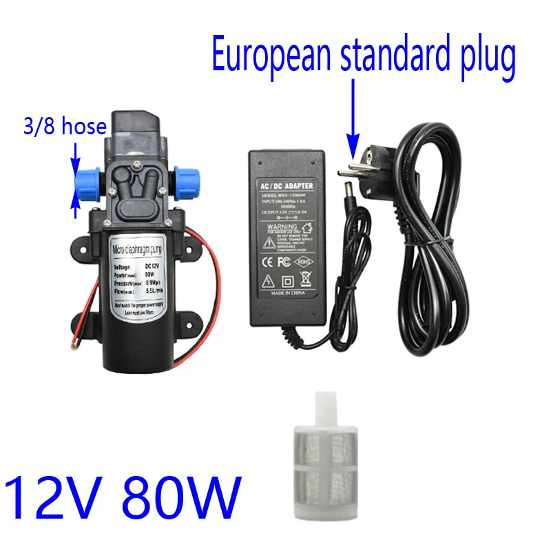 5L/min 60W Membran Selbstansaugende Wasserpumpe, Selbstansaugende Pumpe  automatisch abschalten DC 12V Hochdruckwasserpumpe 116Psi Smart Switch  Wasserpumpe für Wohnwagen, Boot, Wohnmobil, Gar : : Gewerbe,  Industrie & Wissenschaft