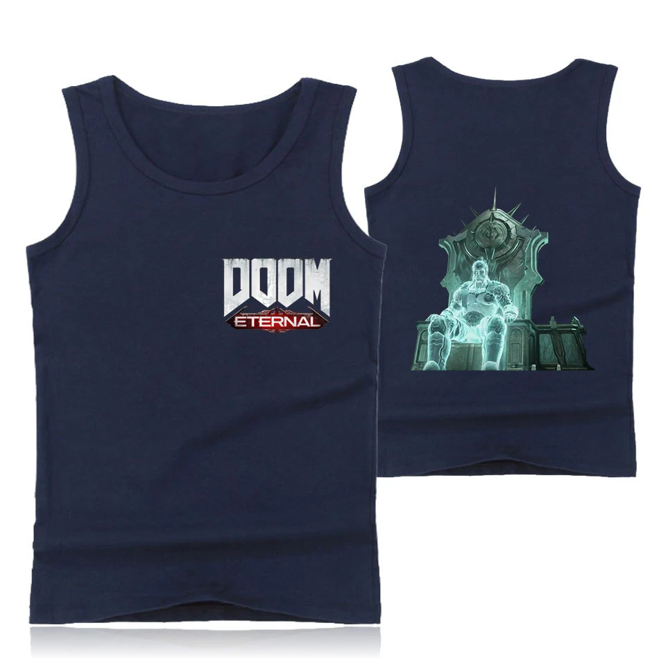 doom eternal Summer cotton sleeveless Tank Tops men
