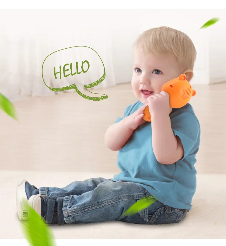 Youleen Face музыкальный мобильный телефон дети 0-3 лет ребенок пульт дистанционного управления телефон набор Дети обучающий многофункциональный телефон