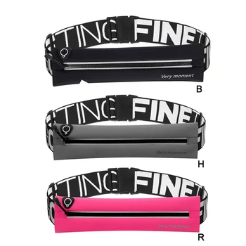 

Women Men Sports Waist Bag Running Belt Bag Waterproof Portable Waist Pack Pocketbelt Phone Pouch for Cycling Gym