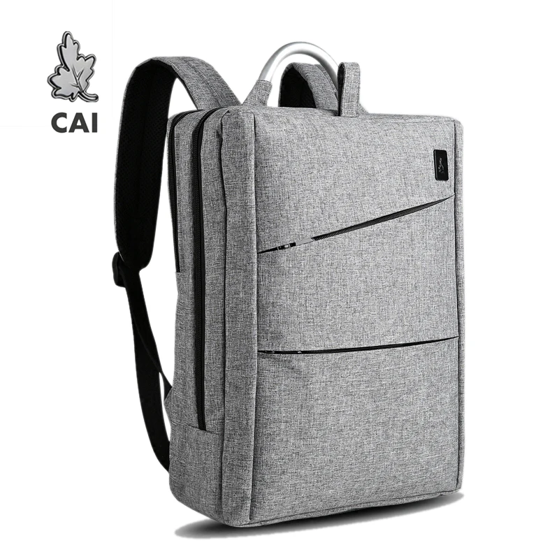 Мужской рюкзак в деловом стиле 1" Дорожная сумка для ноутбука водостойкий минимализм высокое качество емкости Противоугонный школьный коллаж стиль