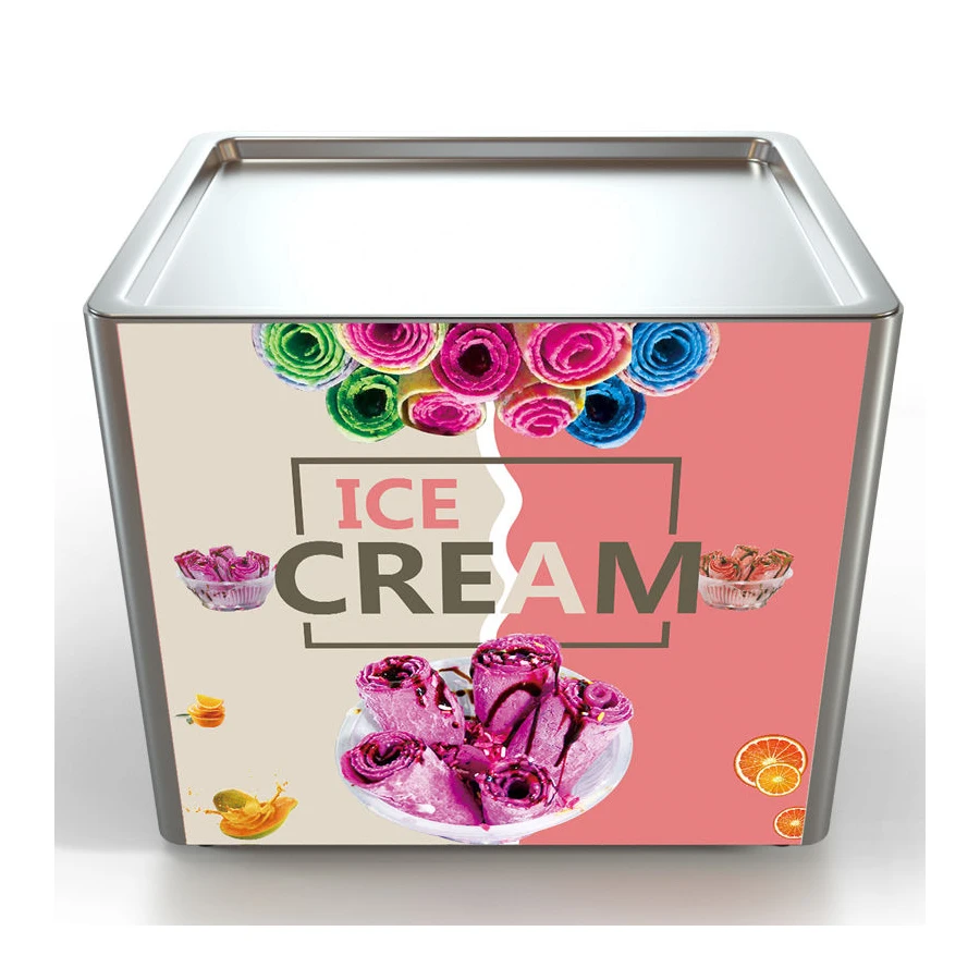 

2020 ChengLing Upgrade Small business Fried Ice Cream Roll Machine Fried Yogurt Machine