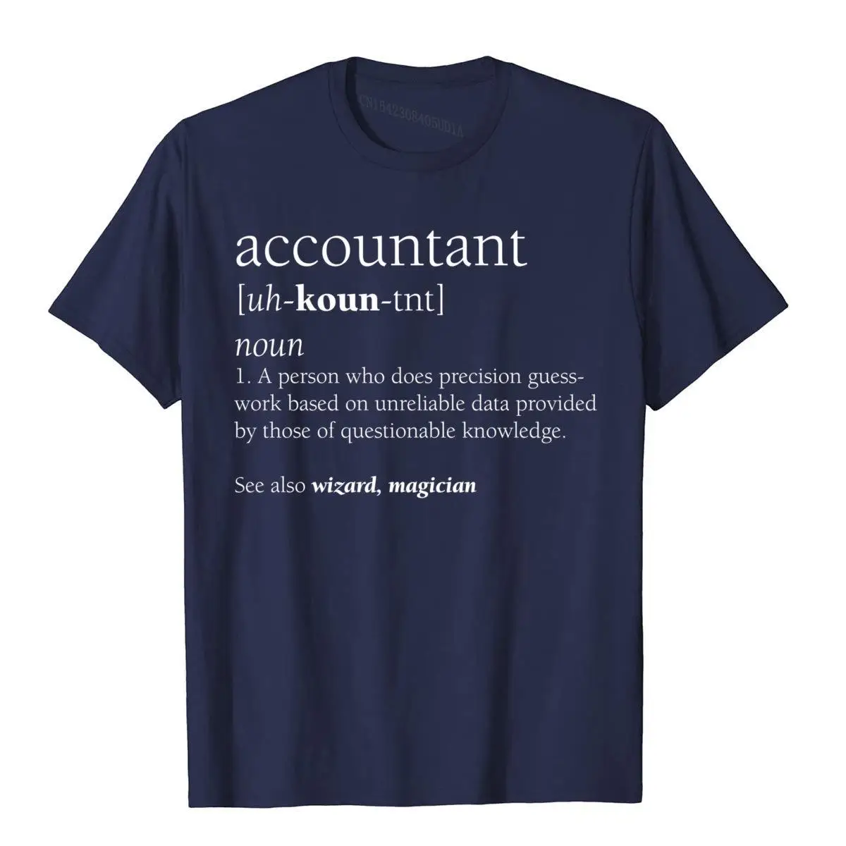 Accountant Definition Funny Accounting Gift Sweatshirt__B14506navy