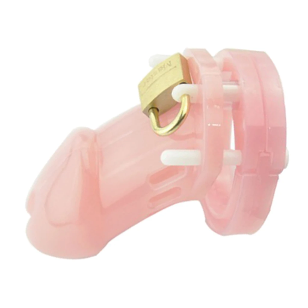 Men Male Penis Cage Chastity Device Cage with 5 sizes Rings & Lock & Keys Penis Ring Sex Toys for Men