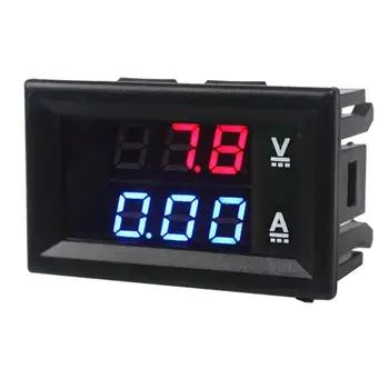 

Dc0-100v Red and Blue 10a Led Dc Dual Display Digital Voltage and Current Meter Head with Fine Adjustment