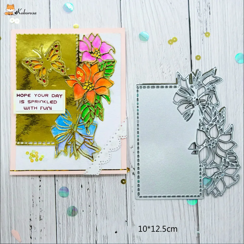 

Kokorosa Cutting Dies Metal Dies Plant Shape Die Scrapbooking Album Card Making Embossing Stencil Decor Diecuts
