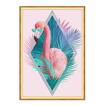 

Meian Flamingo Animal full square diamond 5D DIY Diamond art Diamond painting Kit cross stitch diamond mosaic photo home decor