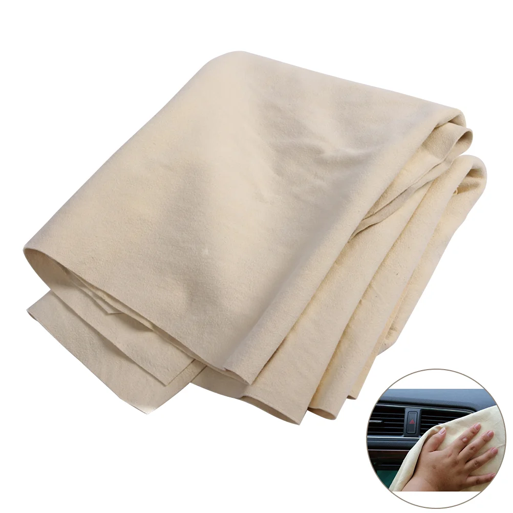 Water Absorption Window Cleaning Towels Chamois Leather Towel for Auto Car Cleaning and