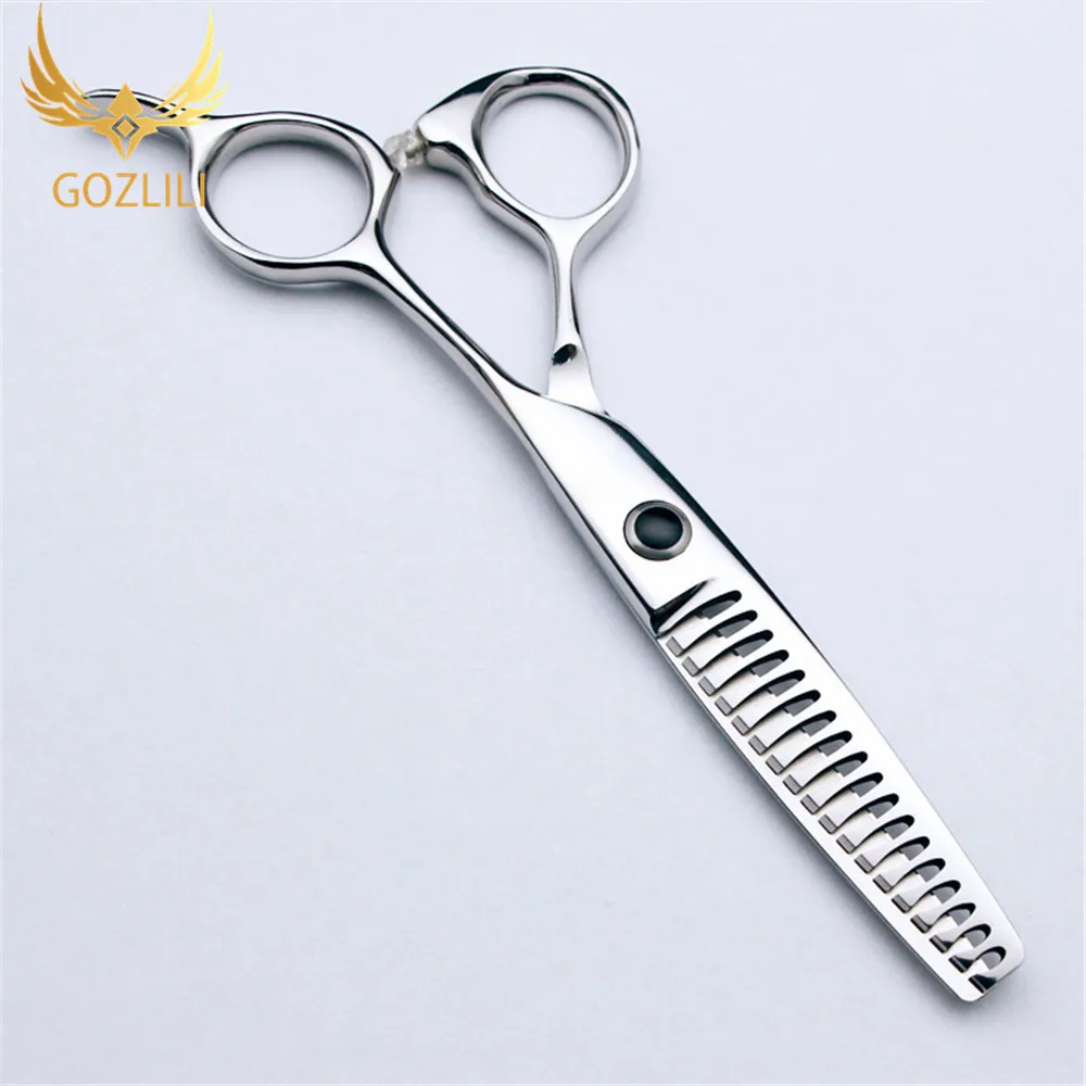GOZLILI Professional Hairdressing Scissors 18 Teeth Fishbone Big Tooth Seemless ThinningBlendingTexturing Shear Hair Scissors (4)
