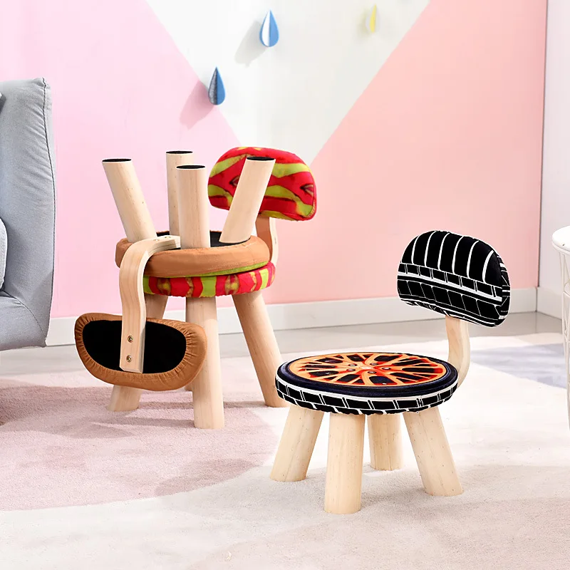 Tabourets En Tissu  Tabouret De Porche Solide,Petit Tabouret Pour Adultes  Enfants Soutenant Les Cuisines Intérieures Salle[x7345] - Cdiscount Maison