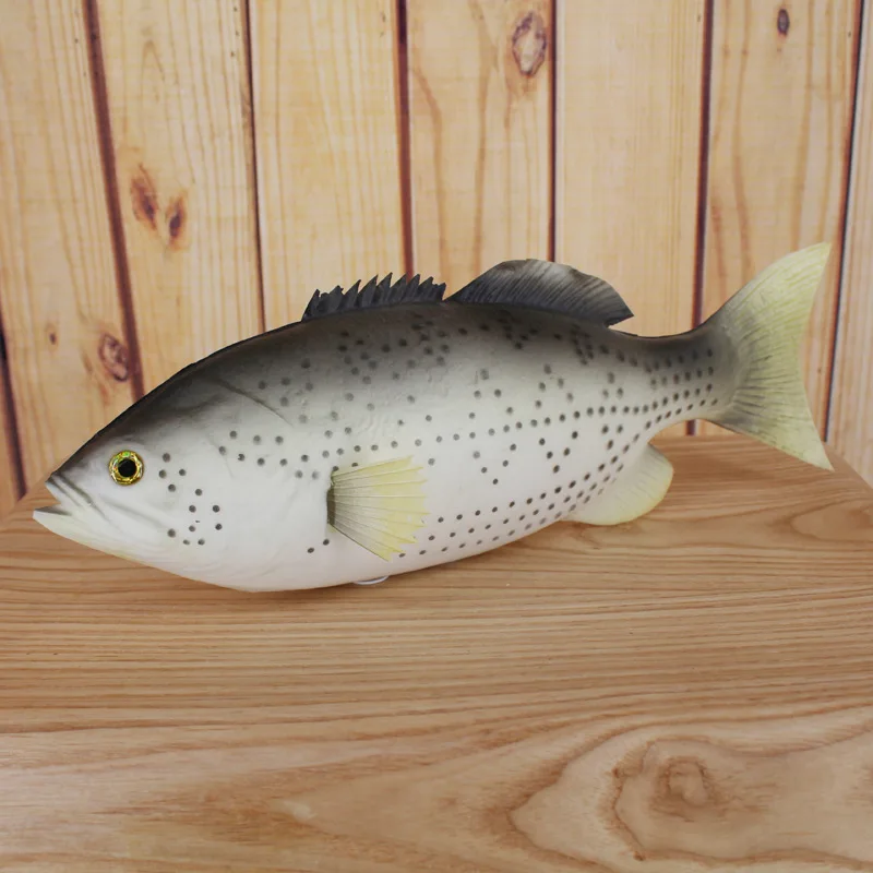 Y012 Simulation Fake Fish Pet Cat Toy Children Gift Kindergarten Enlightenment Education Fish Props Model - Цвет: Y012