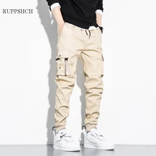 8XL Cargo Pants Men Spring New Solid Color Hip-Hop Multi-Pocket Plus Size Pants Men Sports Pants Men Casual Pants