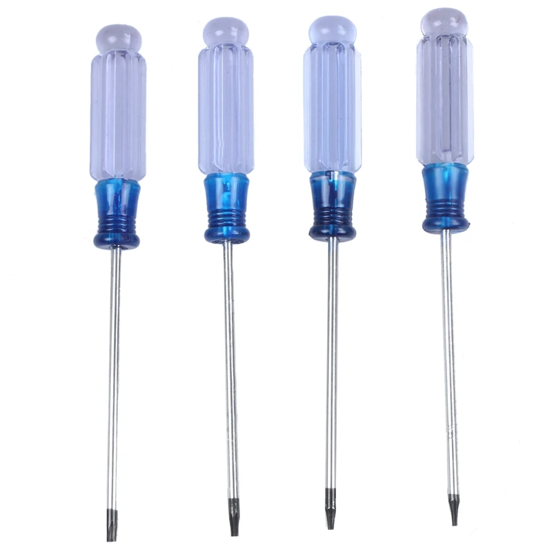 HLZS-Clear Blue Grips T5 T6 T8 T10 Отвертка Torx Bit 4 шт