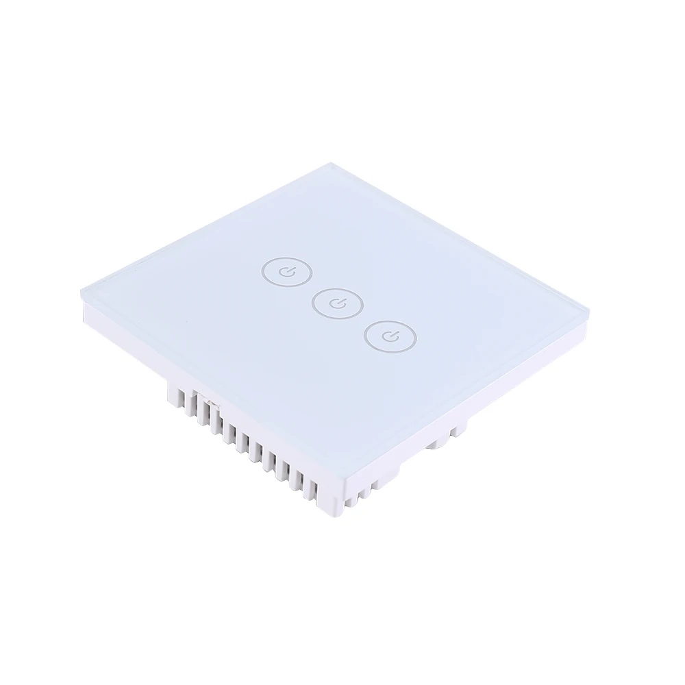 AC 110V 220V 800W 3 Channel WIFI Wireless Module 3Bit Type-86 Touch Switch APP Circuit Intelligent Controller