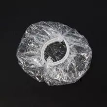 100 шт одноразовые прозрачные наушники для душа водостойкие для окрашивания волос защита для ушей от воды колпачки аксессуары