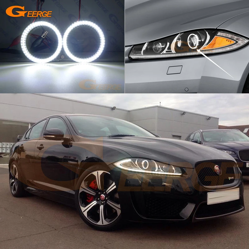 Для Jaguar XF XFR XFRS X250 2012 2013 2014 2015 ксеноновый головной светильник ультра яркий SMD