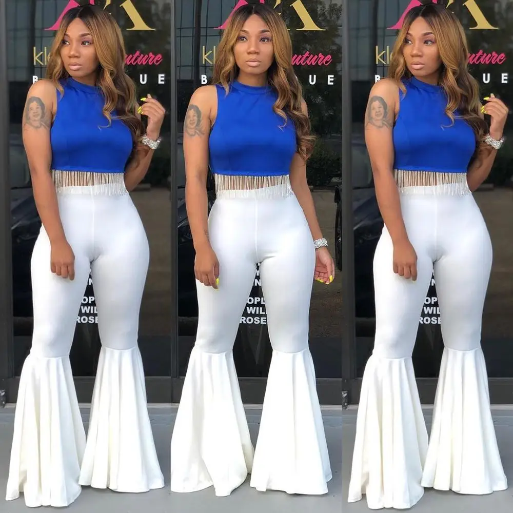 Adogirl Woman Ruffles Hem High Waist 