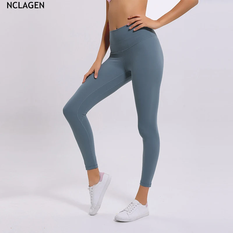 

NCLAGEN Squat Proof Yoga Pants For Women Gym Butt Lifting Sport Running Workout High Waist Fitness Leggings Sweatpants Training