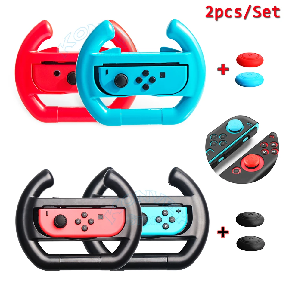 

For Nintend Switch Joy Con Controller Racing Steering Wheel Nintendoswitch Handle Grips Holder Stand For Nintendo Switch Game