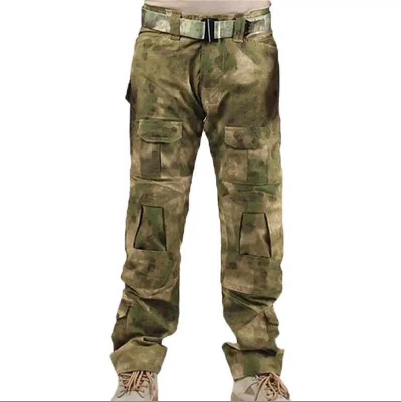 Jungle ruins Военные тактические штаны, мужские камуфляжные Pantalon, лягушка, брюки карго, наколенники, рабочие брюки, армейские охотники, боевые брюки - Цвет: Jungle ruins