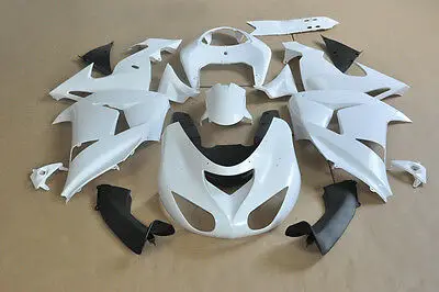 

Wotefusi Новый ABS Инжекционный Неокрашенный обтекатель кузова для Ninja ZX 10R 2006 2007