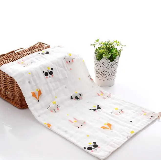 Детское полотенце для новорожденных 30*50 см met Baby Face Bibs Хлопковое полотенце Марлевое детское полотенце мягкое