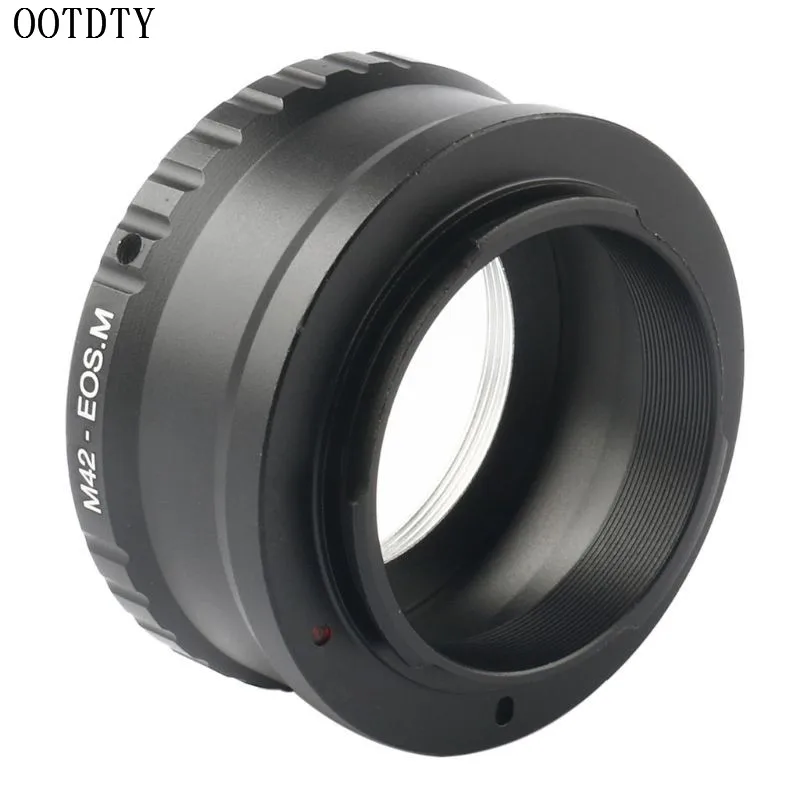 OOTDTY Регулируемый объектив M42 для Canon EOS M M2 M3 EF-M беззеркальное Кольцо адаптера камеры