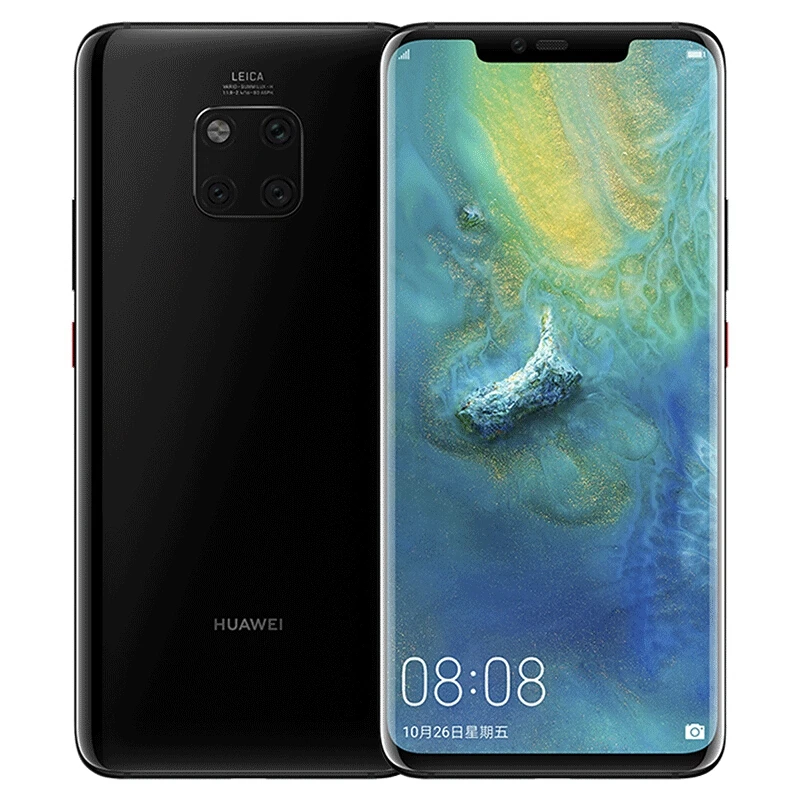 Смартфон Kirin 980 на нескольких языках HuaWei mate 20 Pro, 4G LTE, Android 9,0, 6,39 дюймов, 3120x1440, 8 Гб ram, 256 ГБ rom, МП, IP68, NFC