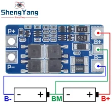 ShengYang-Placa de protección de batería de litio 2S 10A 7,4 V 18650, 8,4 V, función equilibrada/protección sobrealimentada, buena