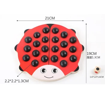 

Wooden Memory Match Stick Chess Game for Kids Child Preschool Party Games 3D Puzzle Developmental Toys