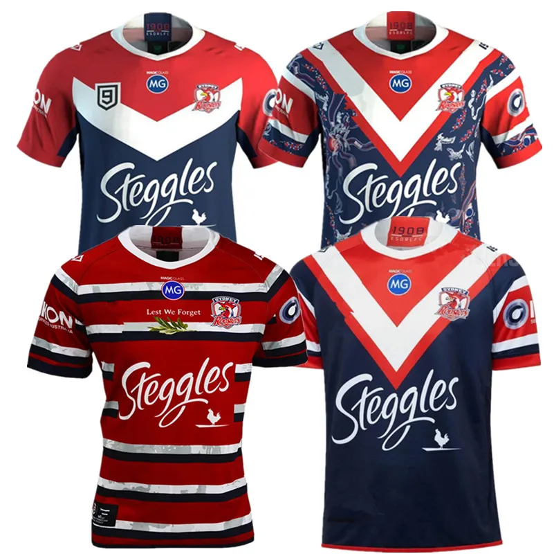 2020 SYDNEY ROOSTERS - MENS RUGBY JERSEY Size: S-5XL （Print Custom Name Number）Top Quality.Free Delivery |