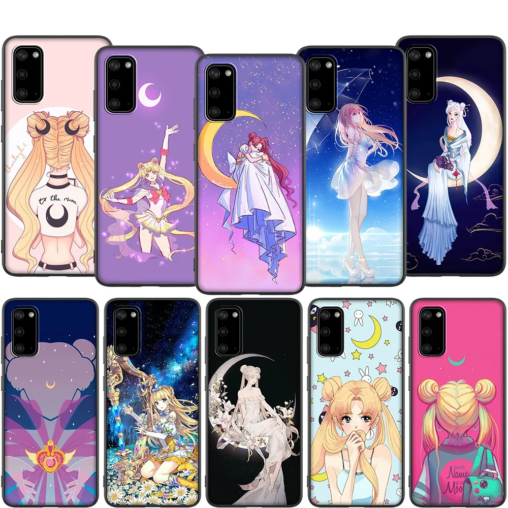 Мягкий чехол Lavaza Сейлор Мун для Samsung Note A3 A5 A6 A7 A8 A9 A10s A20s A30s A40s A50s 10 A70 8 9 J6 Plus |