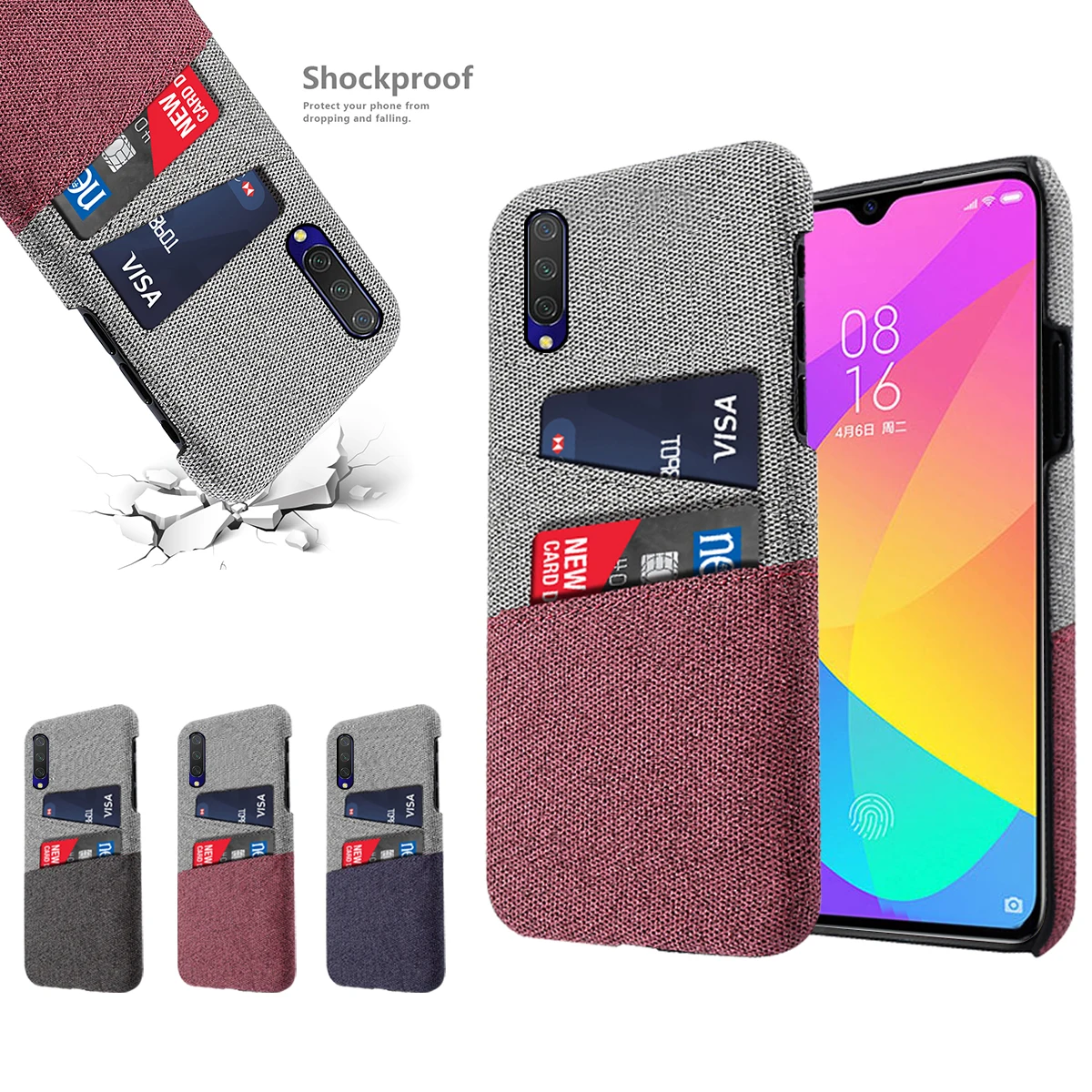 Для Xiaomi Mi CC9e/CC9 чехол для задней панели ультра тонкий Fit Жесткий ПК телефон против