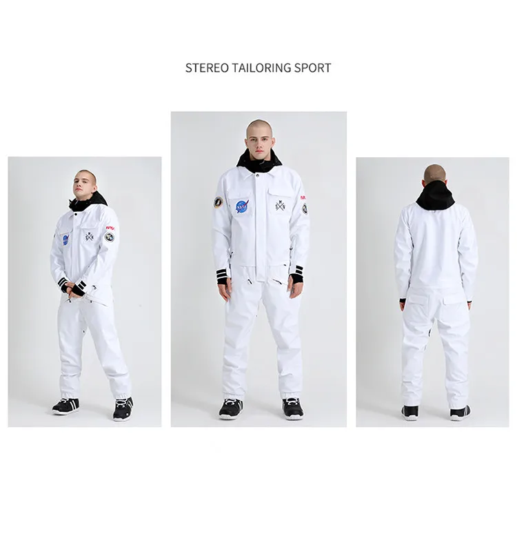 SMN брендовый взрослый цельный лыжный костюм женский лыжный костюм мужской костюм для сноуборда зимняя одежда ветрозащитная Водонепроницаемая спортивная одежда