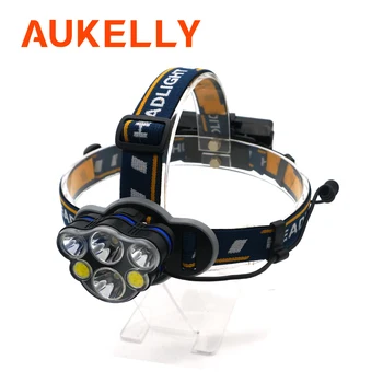 

6 Led Headlamp Flashlight USB Rechargeable Headlight Ultra Bright 12000 Lumens Waterproof LED Work Headlight with 8 Modes