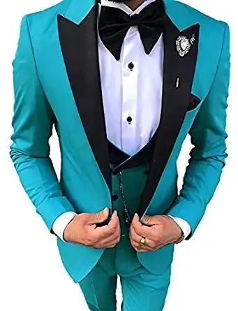 

Groom Tuxedos Groomsmen A Variety Of Style New Arrival Men Suits Wedding/Prom/Dinner Best Man Blazer ( Jacket+Pants+Vest+Tie )