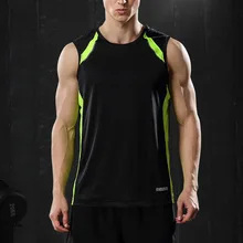 GLEST спортивный жилет мужской летний Быстросохнущий Фитнес без рукавов спортивная футболка эластичность Баскетбол Бег тренировочный костюм