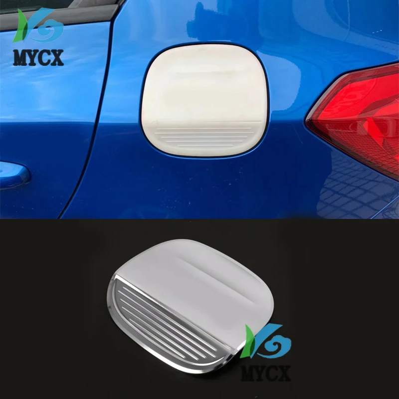 

silver fuel tank cover gas cover flap door fuel filler flap gas lid cap for ford new focus 2019 2020 ABS Carbon fiber
