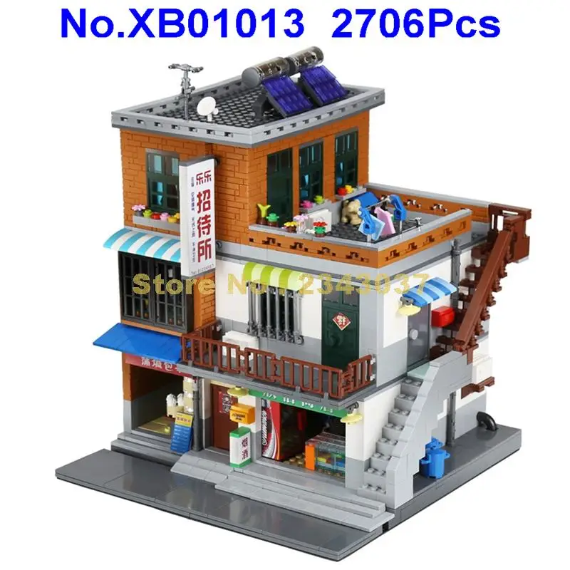 2706 шт. Детский конструктор уличный вид|building blocks|block blockcity building blocks |