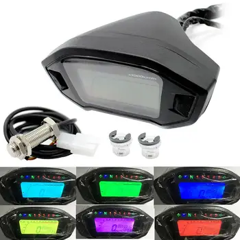 

12V Motorcycles Modified Speed Mileage Monkey Liquid Crystal 2-4 Cylinder Speedometer