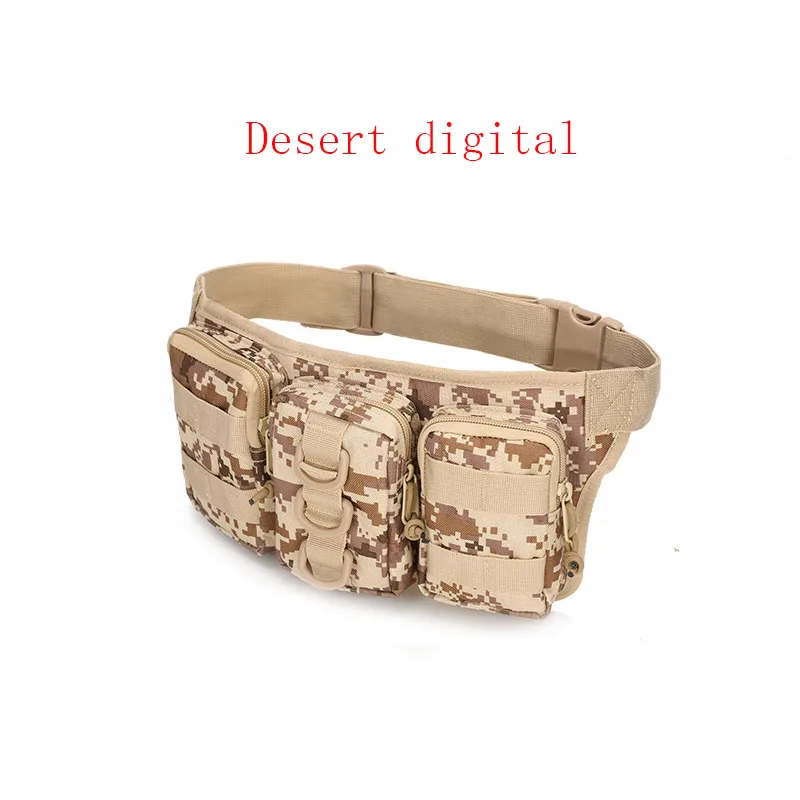Desert digital Три даже маленьких кармана военный тактический камуфляж США Военные карманы Открытый небольшой водонепроницаемый альпинистская сумка для верховой езды - Цвет: Desert digital