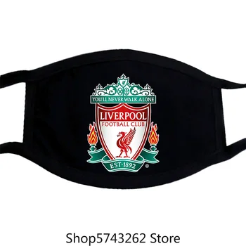

Authentic Liverpool Full Color Logo Slim-Fit Mask SweaMasks Heather Gray S-2Xl New