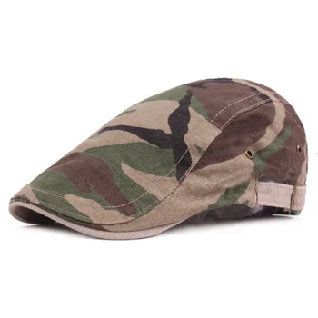 

2020 new camouflage beret men's military cap cotton army cap outdoor travel forward cap
