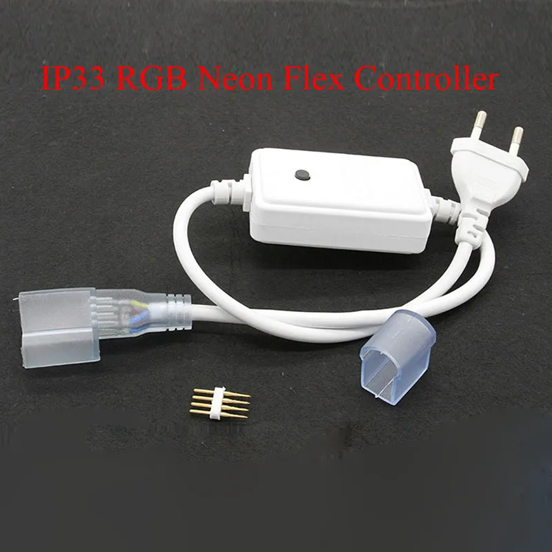 DC12V 24 в 12*25 мм светодиодный неоновый гибкий ленточный свинцовый разъем AC110V 220 В